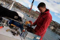 Maintenance prior to the next leg-Photo Gabriel Pitras