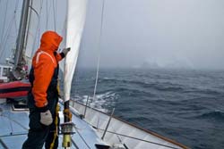 Look after iceberg in the mist-Delphine Maratier